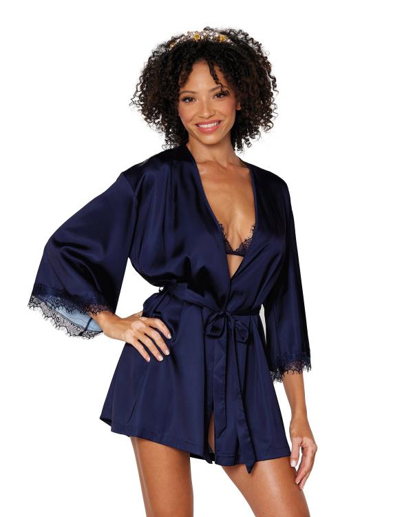 Ensemble Peignoir en Satin 3pcs - 12789 - Dreamgirl – Image 2