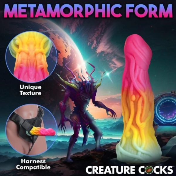 "Prêt pour une aventure à deux? Découvrez la compatibilité avec harnais du Shape Shifter Alien. Transformez vos fantasmes en réalité avec ce jouet polyvalent."