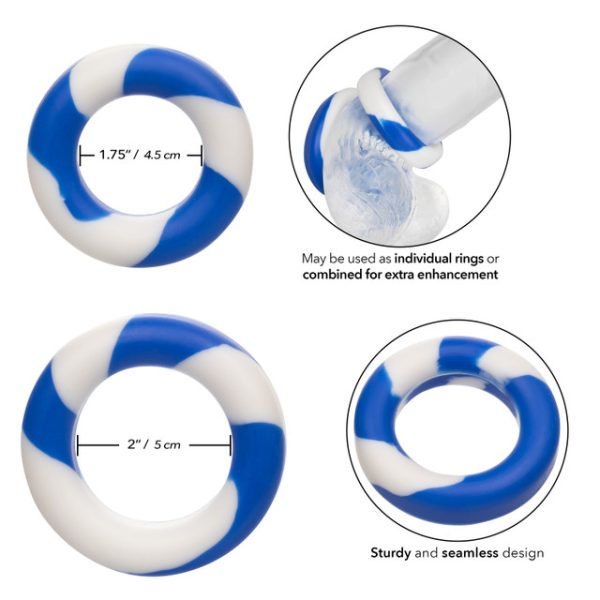 "Anneau en Silicone de 2 po de l'Admiral® 2 Ring Set"
