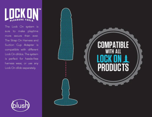 "Explorez de Nouvelles Sensations - Le Lock On Realistic Dildo, un Gode Polyvalent pour Tous vos Désirs!"