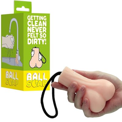 Ajoutez une touche d'humour à votre salle de bain avec le Ball Soap de Shots.