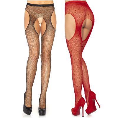 Collants Résille à Jarretelles Casey - 9108 - Leg Avenue