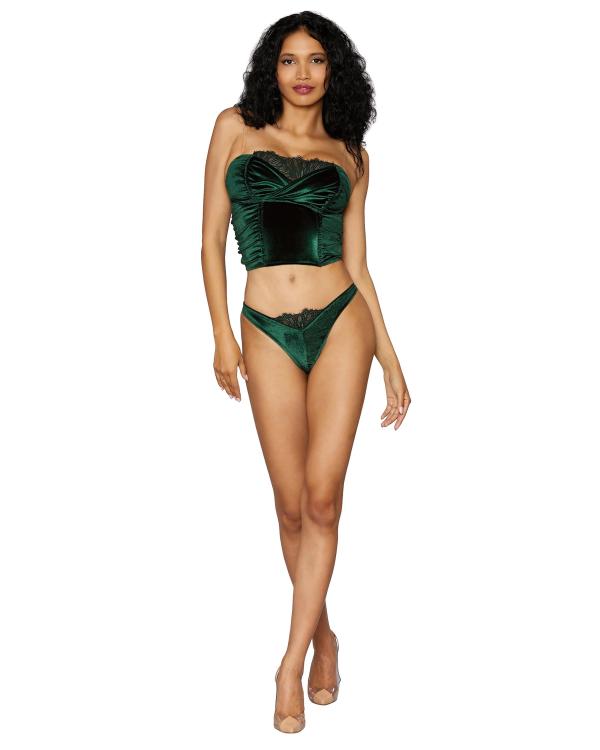 Ensemble Corset en Velours - 12634 - Dreamgirl – Image 2