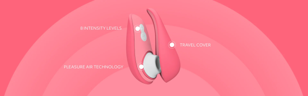 "Étui de voyage hygiénique avec fermeture magnétique pour protéger votre Liberty 2."