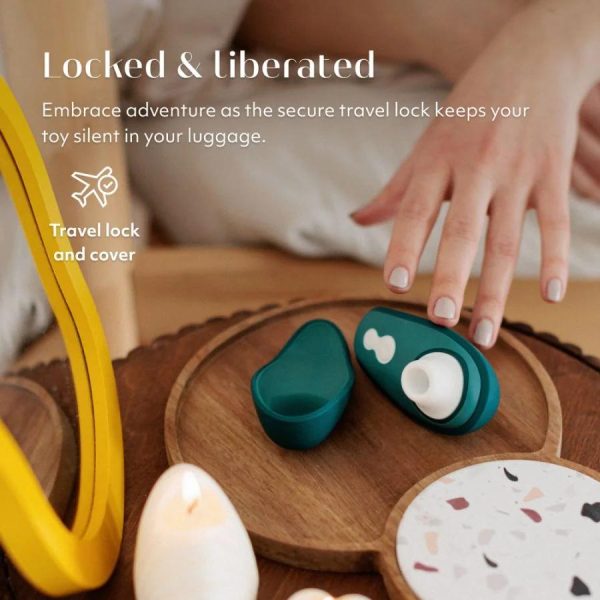 "Plaisir personnalisé avec 8 niveaux d'intensité sur le Womanizer Liberty 2."