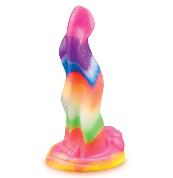 Langue dildo brillante pour des sensations réalistes