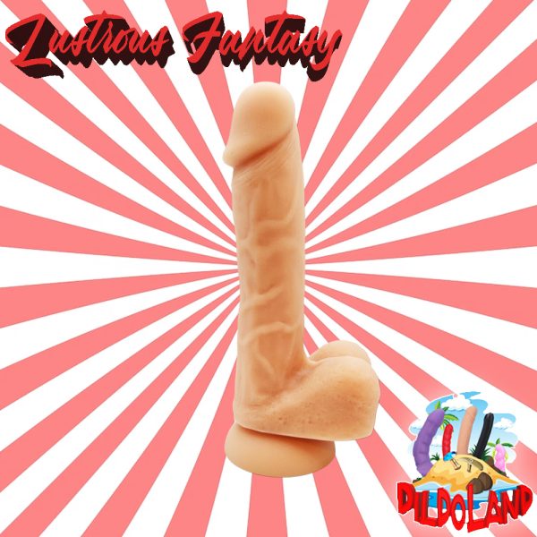 "Explorez l'Érotisme avec Lustrous Fantasy : Votre Gode en Silicone 7 Pouces Parfait!"