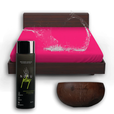 Plaisir érotique avec le Nuru Play Gel.