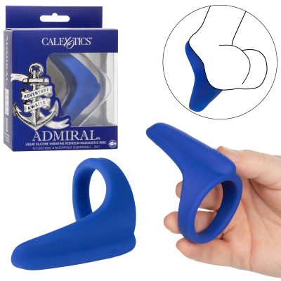 "Explorez de nouveaux sommets de plaisir avec l'Anneau Vibrant et Masseur Périnéal Admiral."