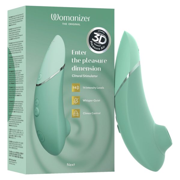 Profitez de l'Afterglow apaisant. La Womanizer NEXT vous accompagne même après l'orgasme, offrant une relaxation totale.