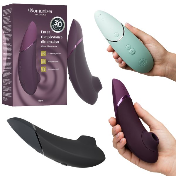 La Womanizer NEXT, une œuvre d'art dans le monde du plaisir, alliant élégance et technologie 3D innovante.
