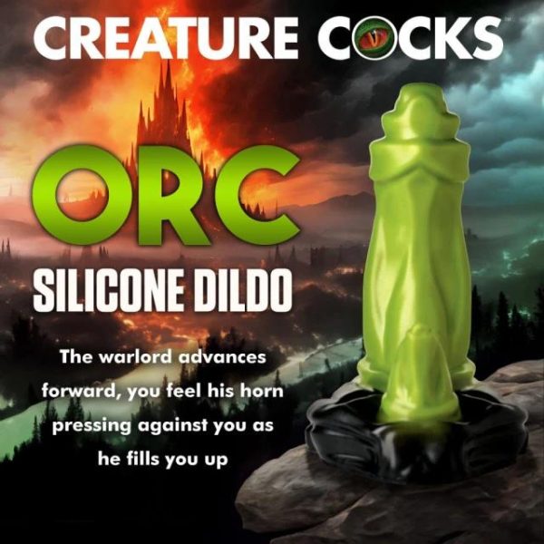 "Explorez l'Obscurité avec le Dildo Orc de Creature Cocks"