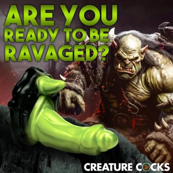 "Explorez l'Obscurité avec le Dildo Orc de Creature Cocks"