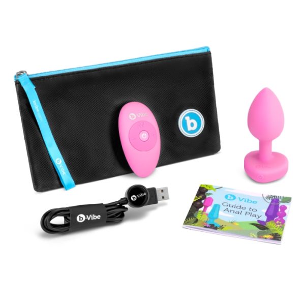 Plongez dans le plaisir avec le Plug Anal Vibrant Heart de b-Vibe !