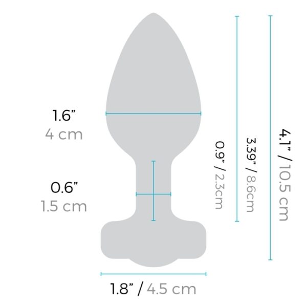 "Plongez dans l'Orgasme avec le Plug Anal Vibrant Heart de B-Vibe!"