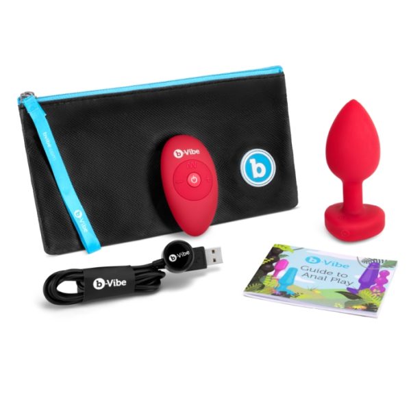 "Vivez des Moments de Plaisir Intense avec le Plug Anal Vibrant Heart de B-Vibe!"