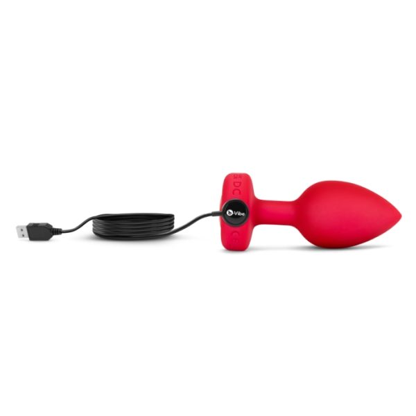 "Explorez le Luxe et l'Excitation avec le Plug Anal Vibrant Heart de B-Vibe!"