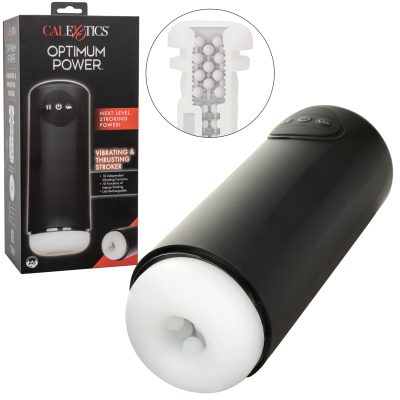 "Plaisir personnalisé avec Vibrating and Thrusting Stroker."