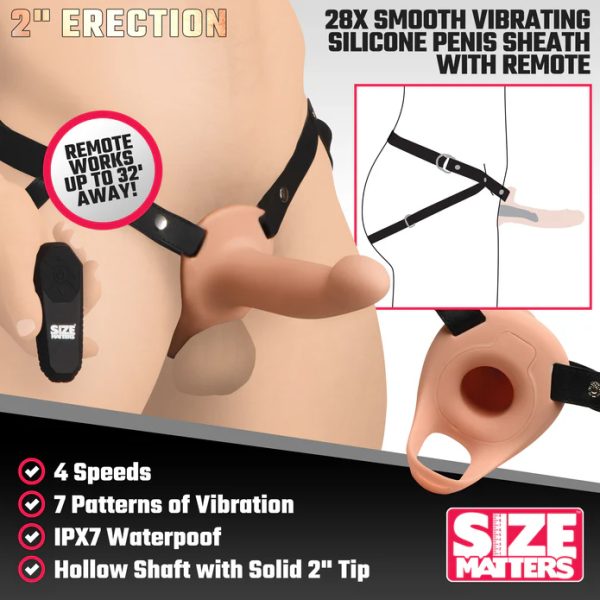 Plongez dans l'Extase avec le 28X Smooth Vibrating Silicone Penis Sheath.