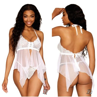 "Séduction en Mesh: Babydoll Sensuel"