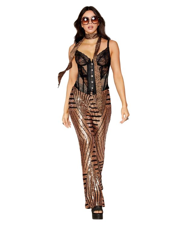 Corset en Filet avec Dentelle - 13226 - Dreamgirl – Image 2