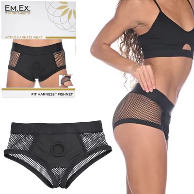 Explorez de nouvelles sensations avec le Fit Harness Fishnet de Sporsheets EM.EX