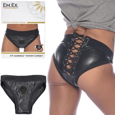 Libérez votre côté sensuel avec le Fit Harness Patent Corset