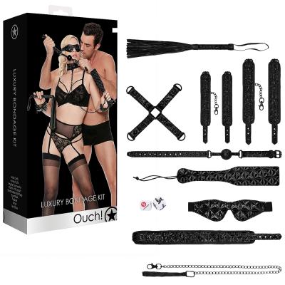 Laissez-vous séduire par l'excellence du Luxury Bondage Kit de la collection Ouch!