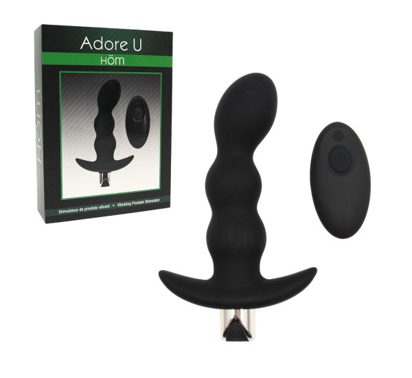 Plaisir Intense avec le Stimulateur de Prostate Avec Télécommande d’Adore U Höm.