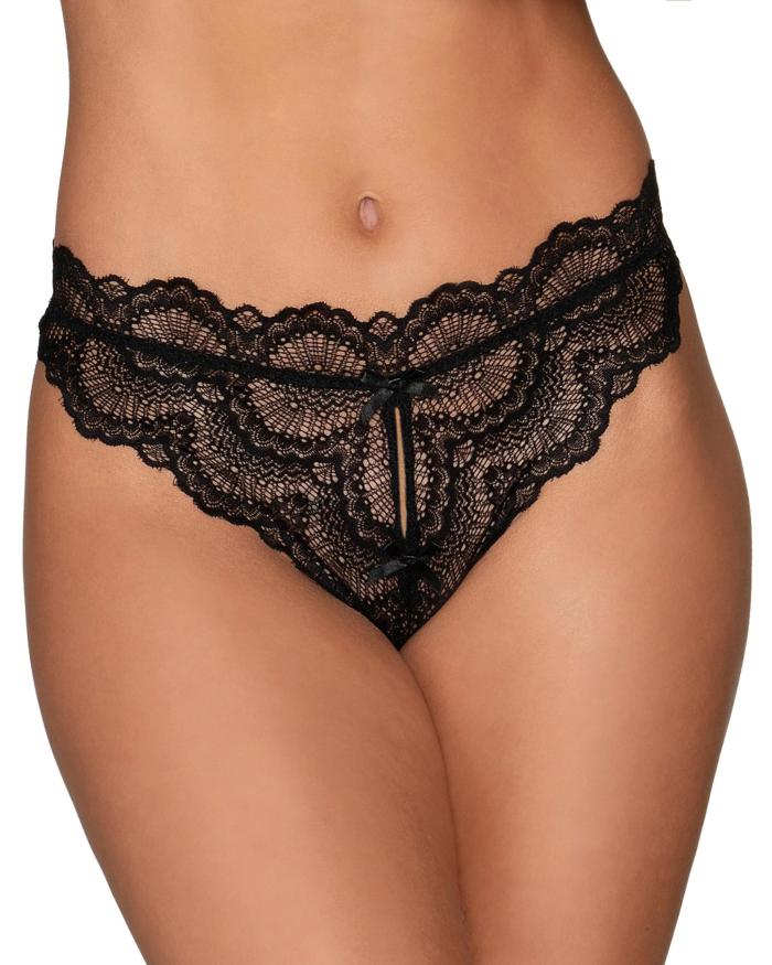 "Séduction Intense: Thong Dentelle Ouvert"