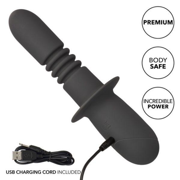 Plaisir assuré avec le Thrusting Ramrod : Rechargeable et étanche.