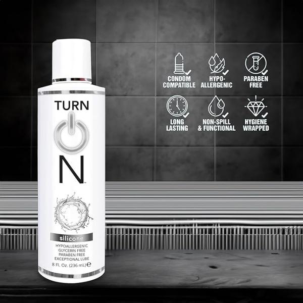 "Libérez vos Sens avec le Lubrifiant Intime Turn On Silicone!"