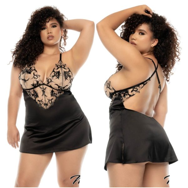 Babydoll en Dentelle de Grande Taille de Mapalé - Sensualité et Confort Absolu