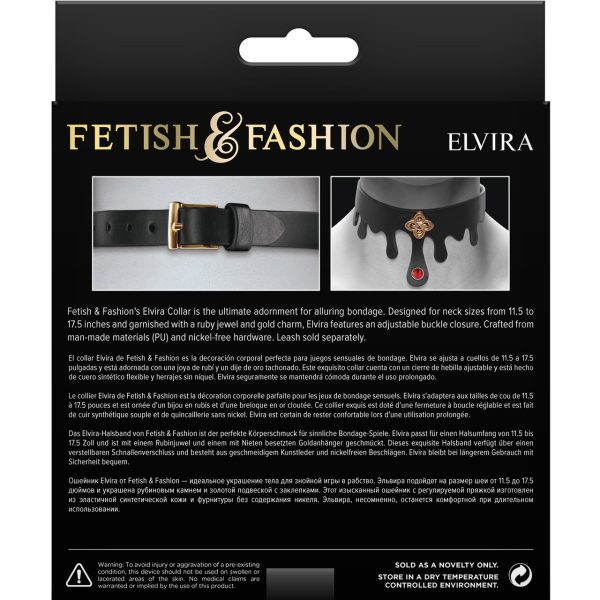 Plongez dans l'univers du BDSM avec le Collier Elvira de Fetish & Fashion