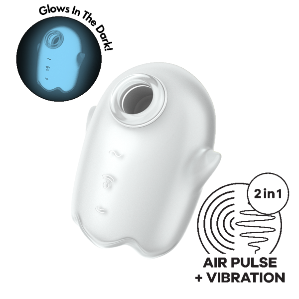 Vibromasseur Satisfyer Glowing Ghost: Plaisir Sans Limite.