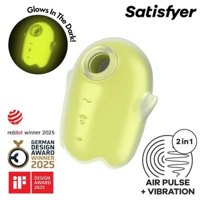 Satisfyer Glowing Ghost — stimulateur clitoridien Air-Pulse fluorescent