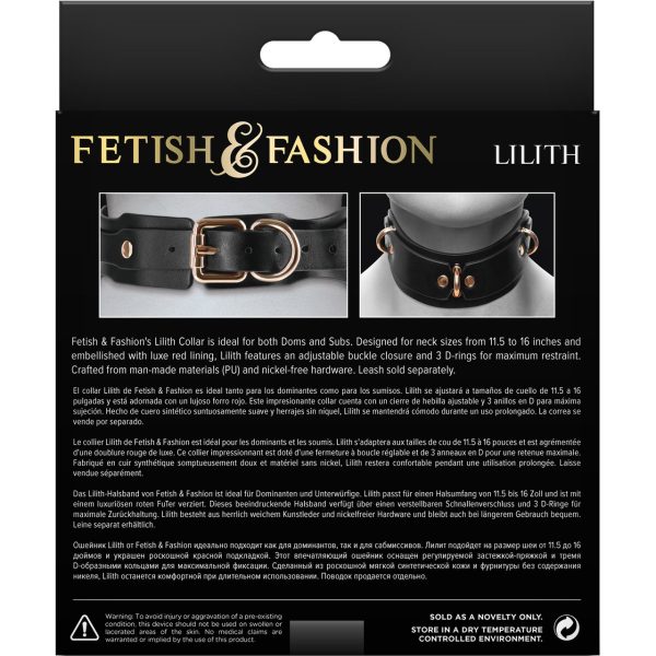 Plongez dans l'intensité du BDSM avec le Collier Lilith.