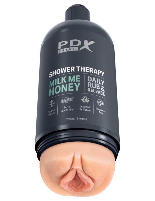Vivez l'expérience Shower Therapy avec le Milk Me Honey Stroker