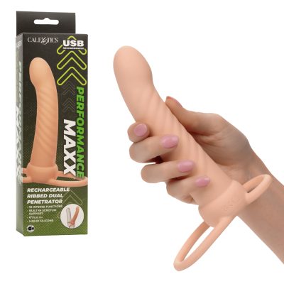 Double Pénétration avec le Ribbed Dual Penetrator