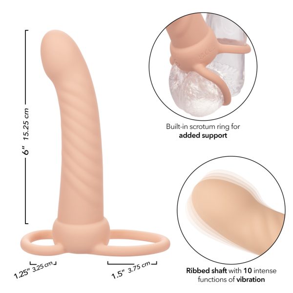 Vibrez de Plaisir avec le Ribbed Dual Penetrator