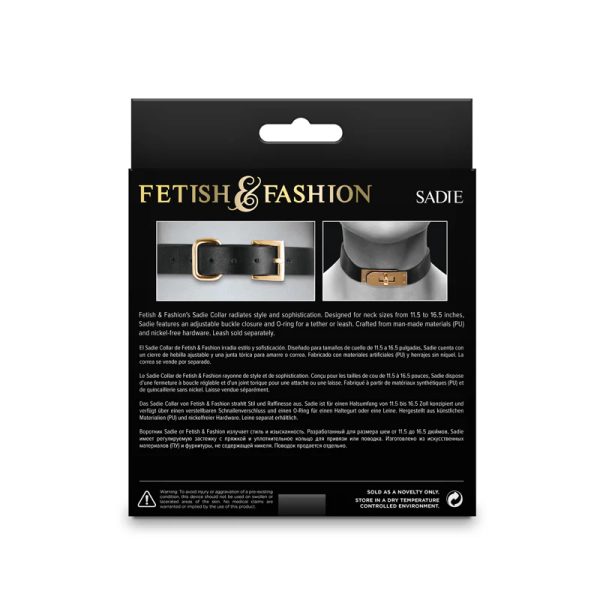 Plongez dans l'univers du BDSM avec le Collier Sadie de Fetish & Fashion