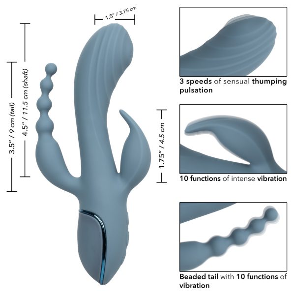 "Vibrateur Triple Stimulation - III™ Triple Ecstasy"
