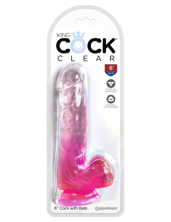 Jouet Sexuel Réaliste King Cock Clear