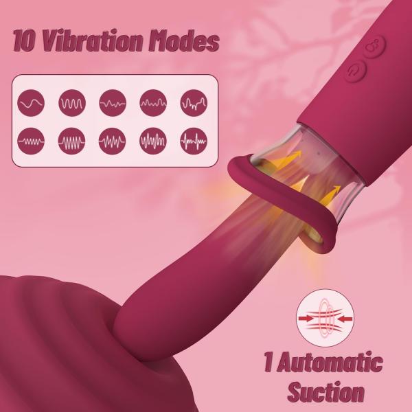 Allie vibrations et succion pour une expérience de plaisir unique.