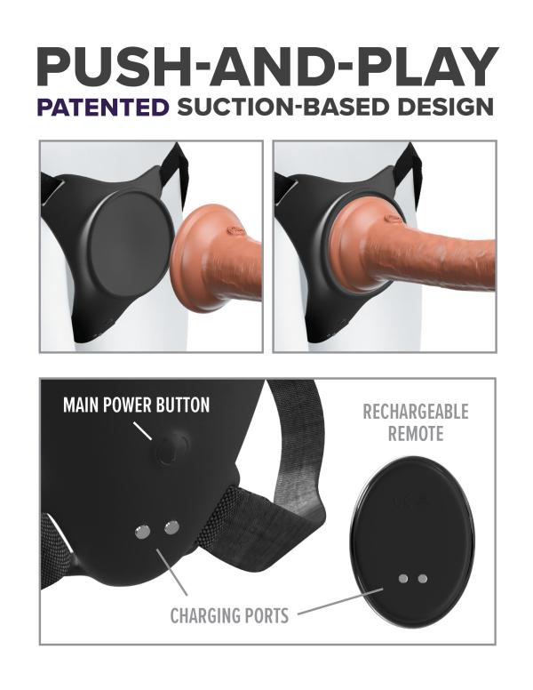 “Plaisir sans limites avec le Body Dock G-Spot Pro : pas d'anneaux, pas d'attaches, pas de problèmes !”
