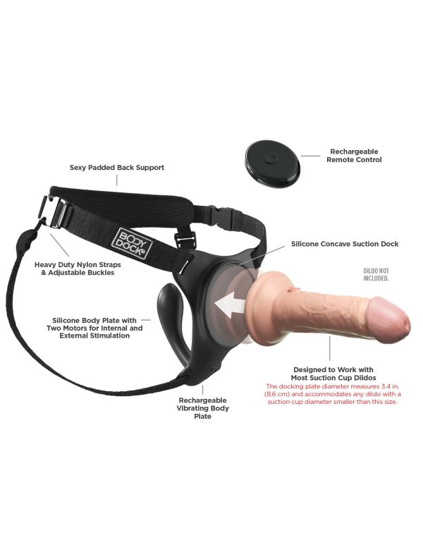 Découvrez le plaisir partagé à son apogée avec le Body Dock G-Spot Pro.