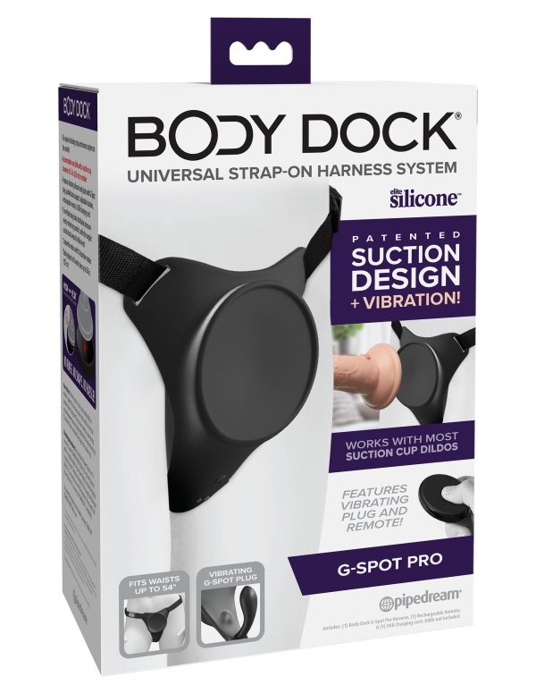 “Contrôlez l'action sans effort avec la télécommande rechargeable du Body Dock G-Spot Pro.”