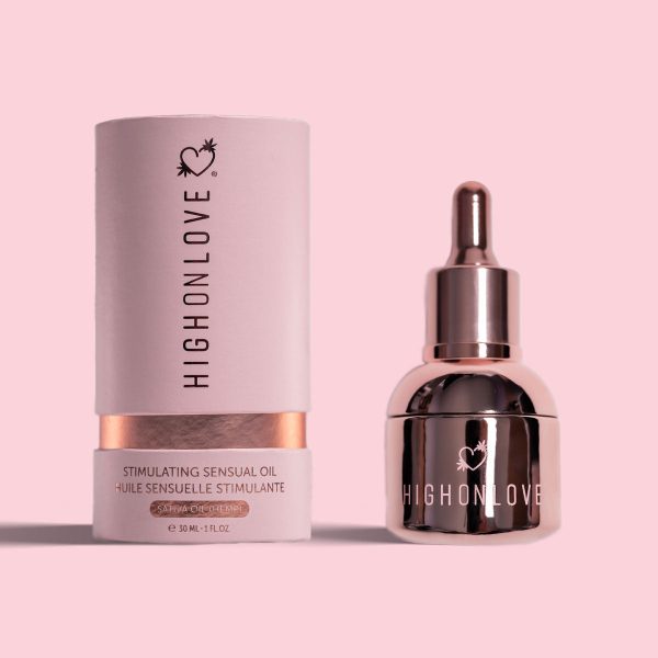 Explorez de nouvelles sensations avec l'Huile Sensuelle Stimulante HighOnLove®.