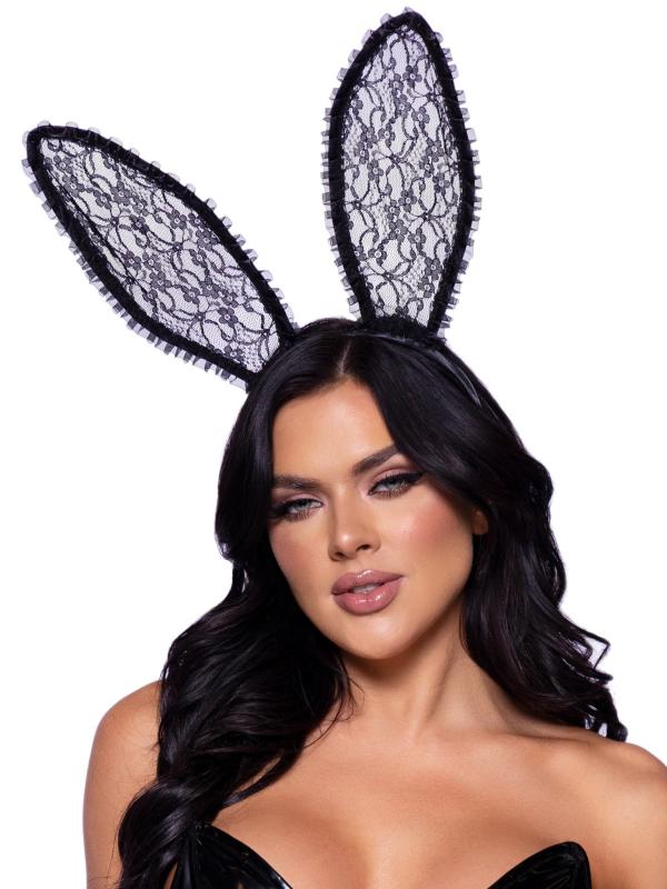 Explorez l'érotisme avec les Oreilles de Lapin en Dentelle Pliable