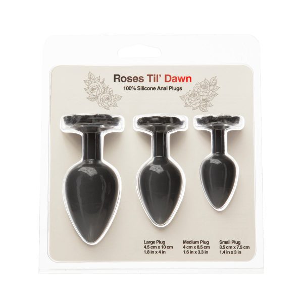 Plongez dans un océan de plaisir avec le Kit de Plugs Anaux Roses til’ Dawn.